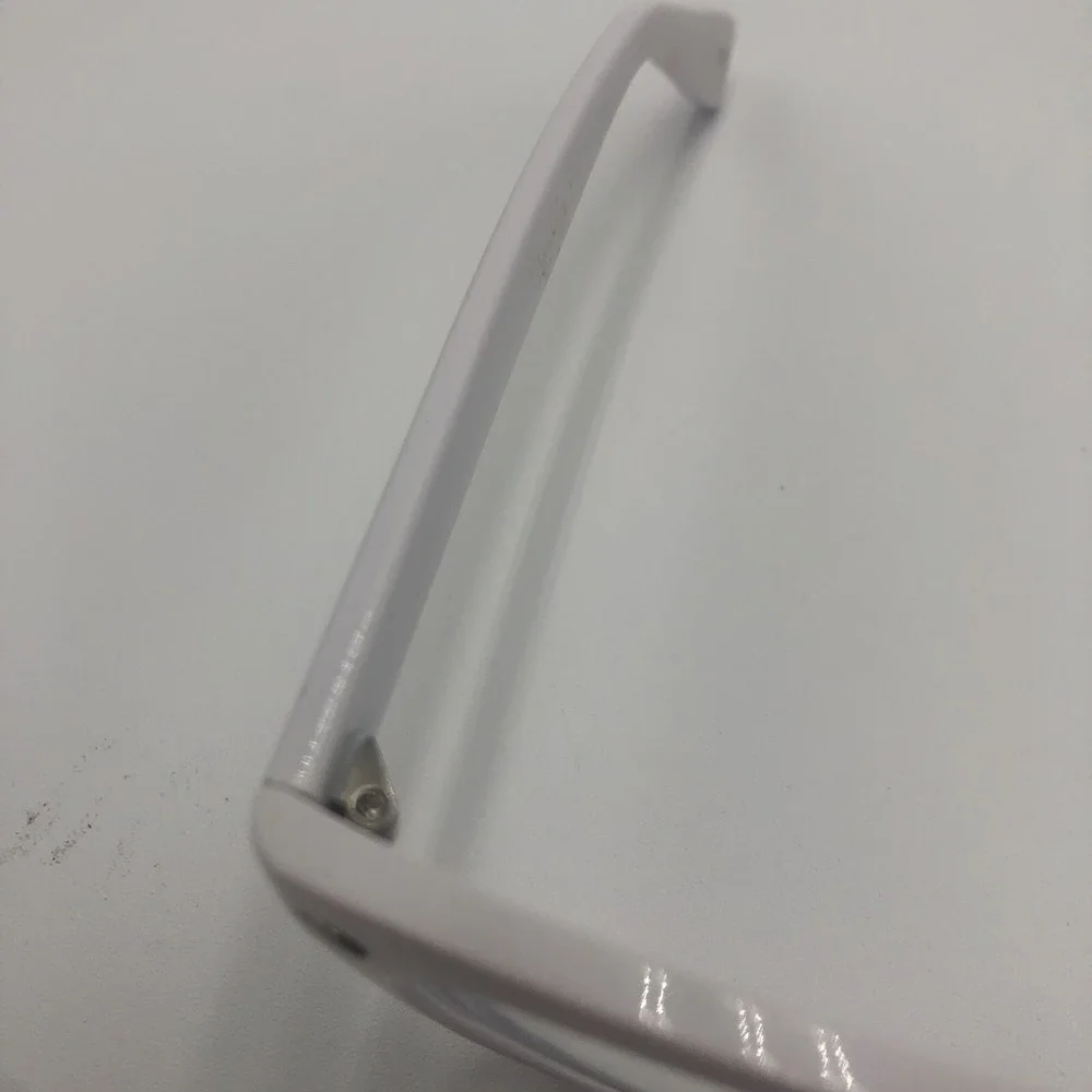 Womens Glasses Frames Zenni White Square Shaped  W/ Lens Preowned Used With Case